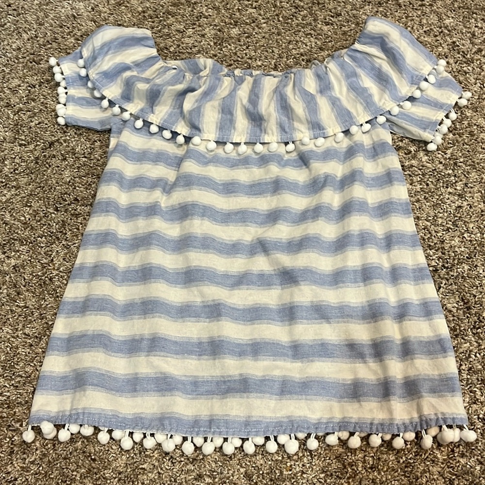Petal Roz boutique off the shoulder shirt